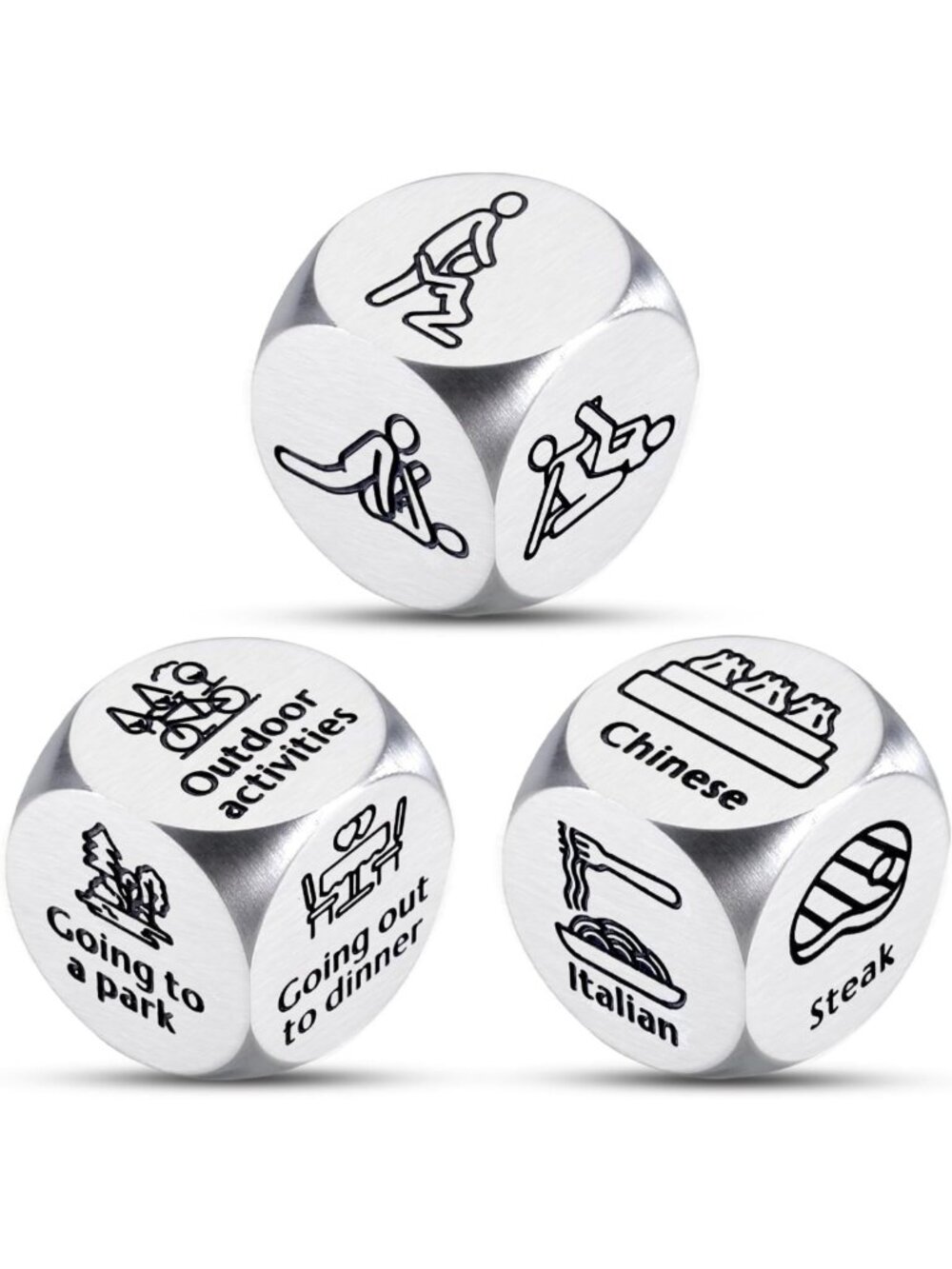 Funny Date Night Dice - Unique Iron Gifts for 6th Anniversary & Wife